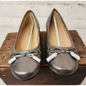 New Comfortview Quilted Flats Shoes Bronze w/ Tassels 8.5 M